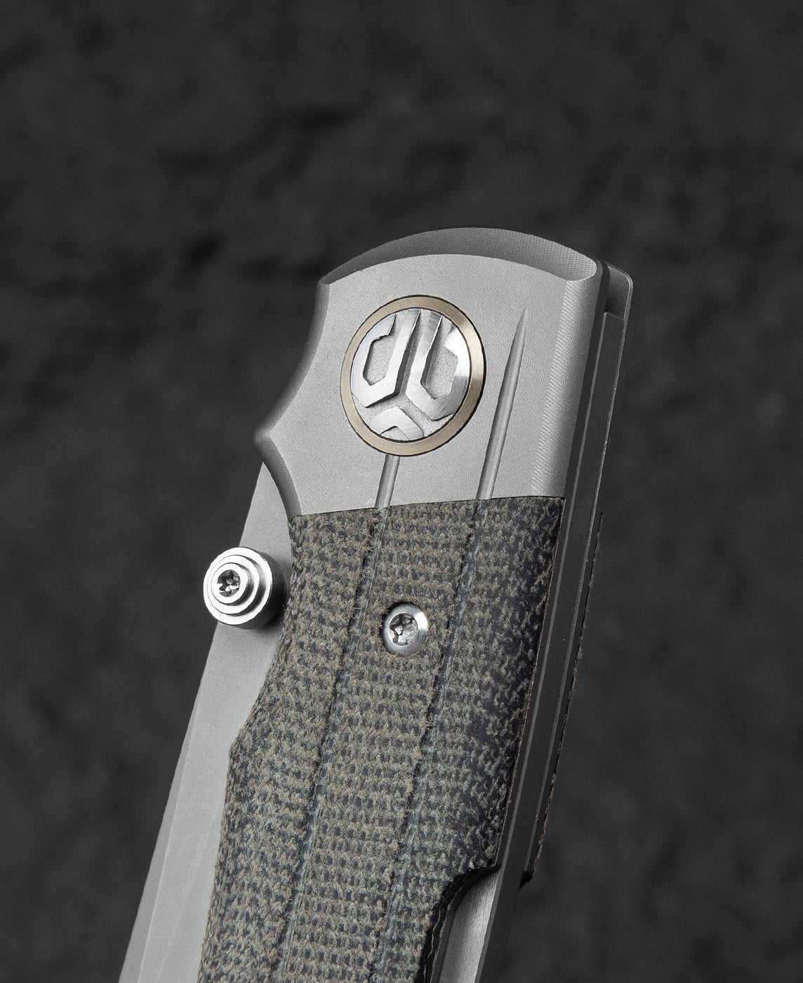 Bestech Tonic BT2204A M390 Blade Titanium+Micarta Inlay Handle Back Lock Folding Knife