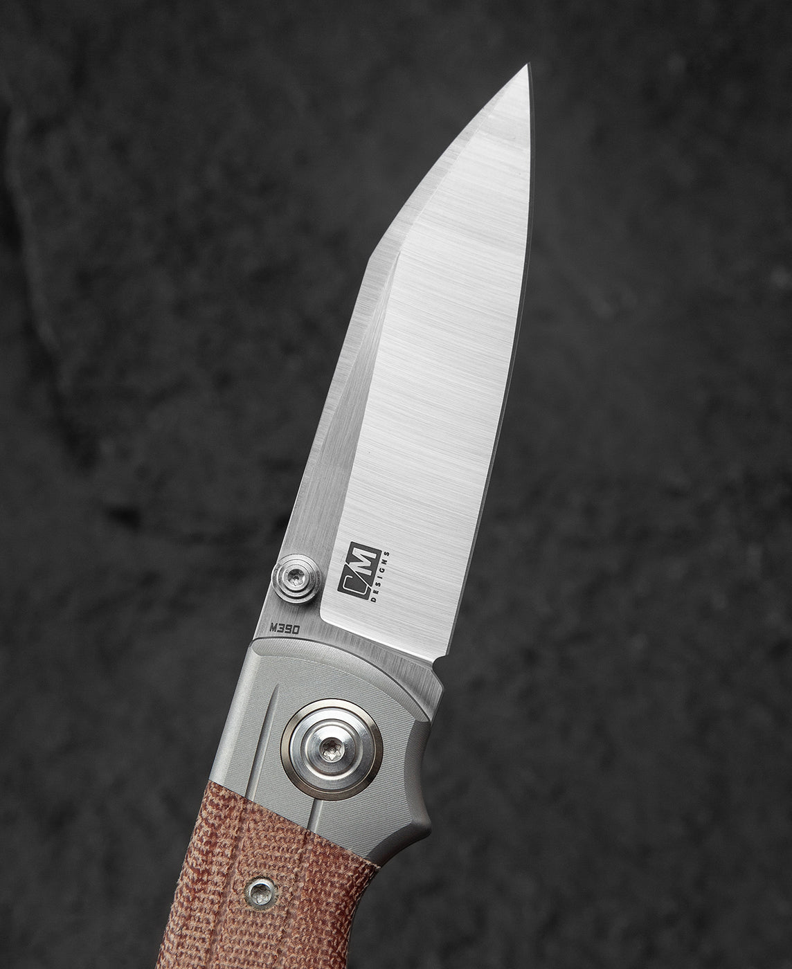 Bestech Tonic BT2204B M390 Blade Titanium+Micarta Inlay Handle Back Lock Folding Knife