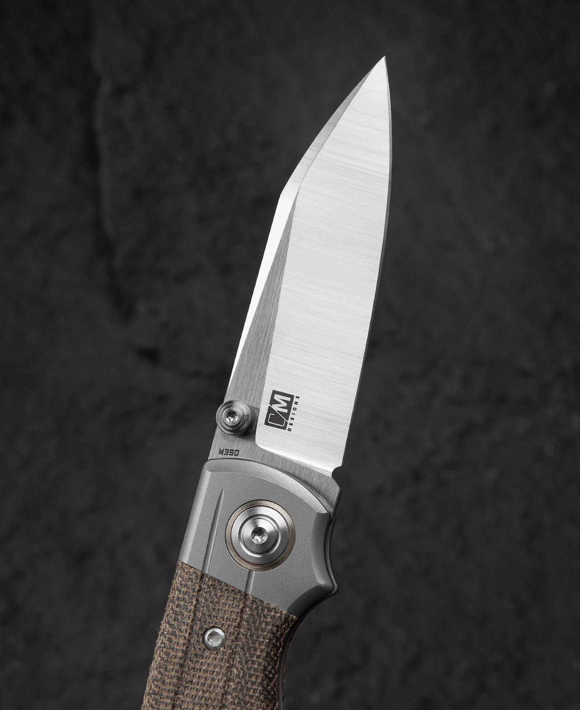 Bestech Tonic BT2204C M390 Blade Titanium+Micarta Inlay Handle Back Lock Folding Knife