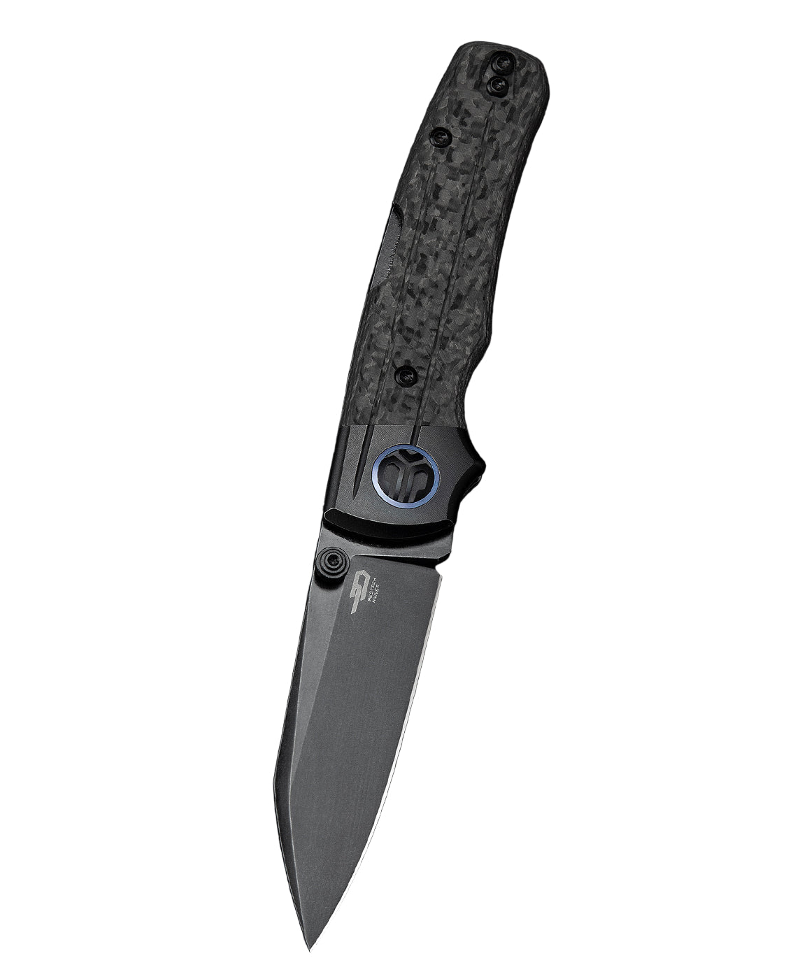 Bestech Tonic BT2204E M390 Blade Titanium+Carbon Fiber Inlay Handle Back Lock Folding Knife