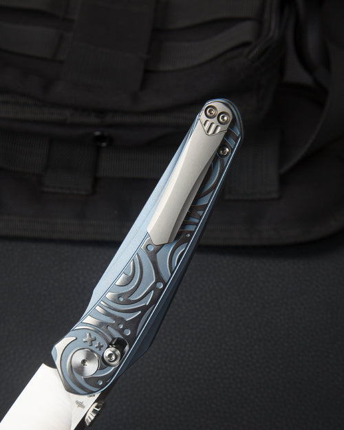 Bestech Mothus BT2206A M390 Blade Titanium Handle Crossbar Lock Folding Knife