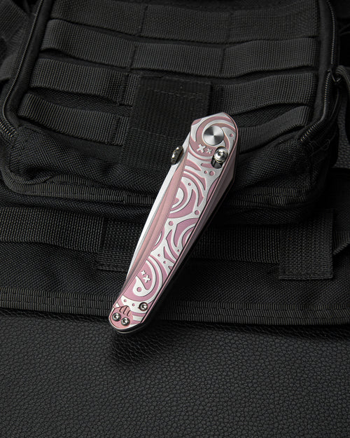 Bestech Mothus BT2206D M390 Blade Titanium Handle Crossbar Lock Folding Knife