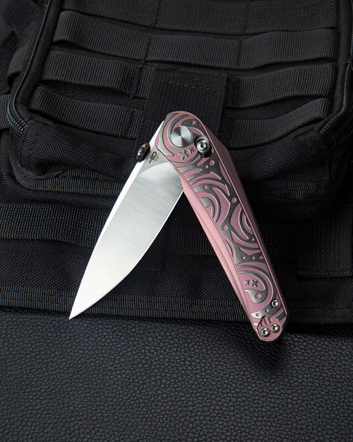 Bestech Mothus BT2206D M390 Blade Titanium Handle Crossbar Lock Folding Knife