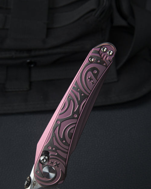 Bestech Mothus BT2206E M390 Blade Titanium Handle Crossbar Lock Folding Knife