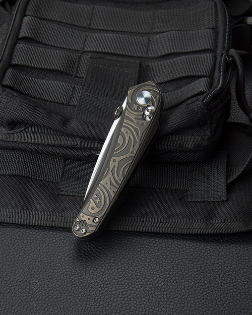Bestech Mothus BT2206F M390 Blade Titanium Handle Crossbar Lock Folding Knife
