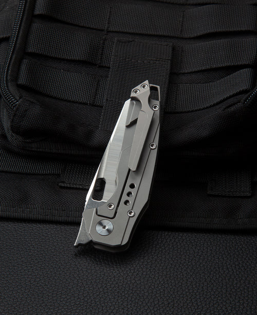 Bestech Nyxie BT2209A CPM-S35VN Blade Titanium Handle Frame Lock Folding Knife