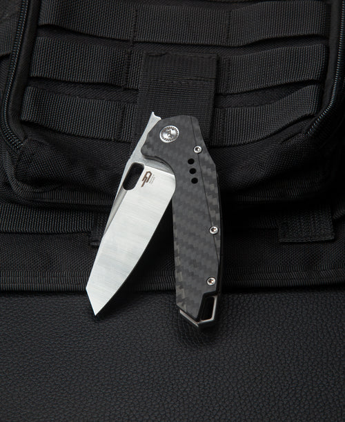 Bestech Nyxie BT2209C CPM-S35VN Blade Titanium +Carbon Fiber Handle Frame Lock Folding Knife