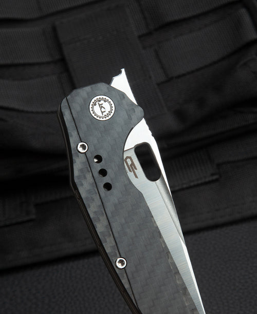 Bestech Nyxie BT2209C CPM-S35VN Blade Titanium +Carbon Fiber Handle Frame Lock Folding Knife