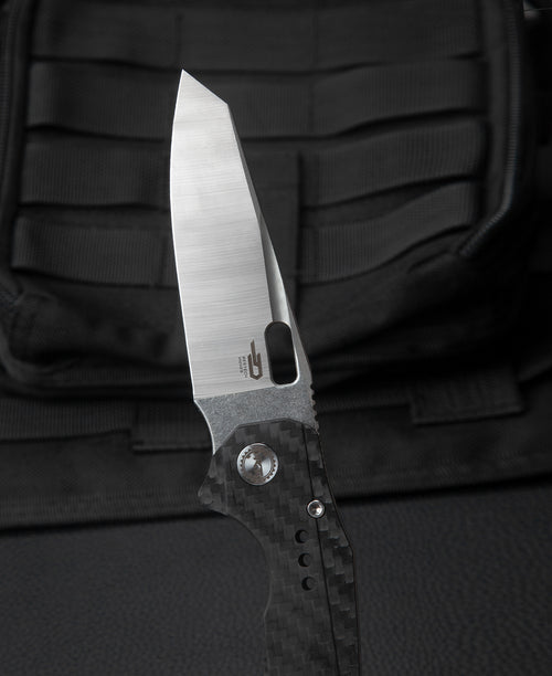 Bestech Nyxie BT2209C CPM-S35VN Blade Titanium +Carbon Fiber Handle Frame Lock Folding Knife