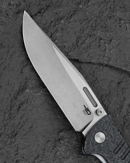 Bestech Keen II BT2301B CPM-S35VN Blade Titanium +Carbon Fiber Handle Frame Lock Folding Knife