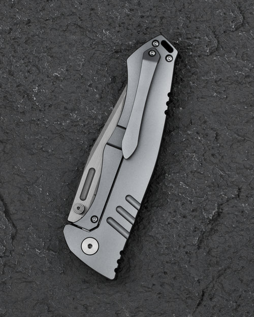 Bestech Keen II BT2301B CPM-S35VN Blade Titanium +Carbon Fiber Handle Frame Lock Folding Knife