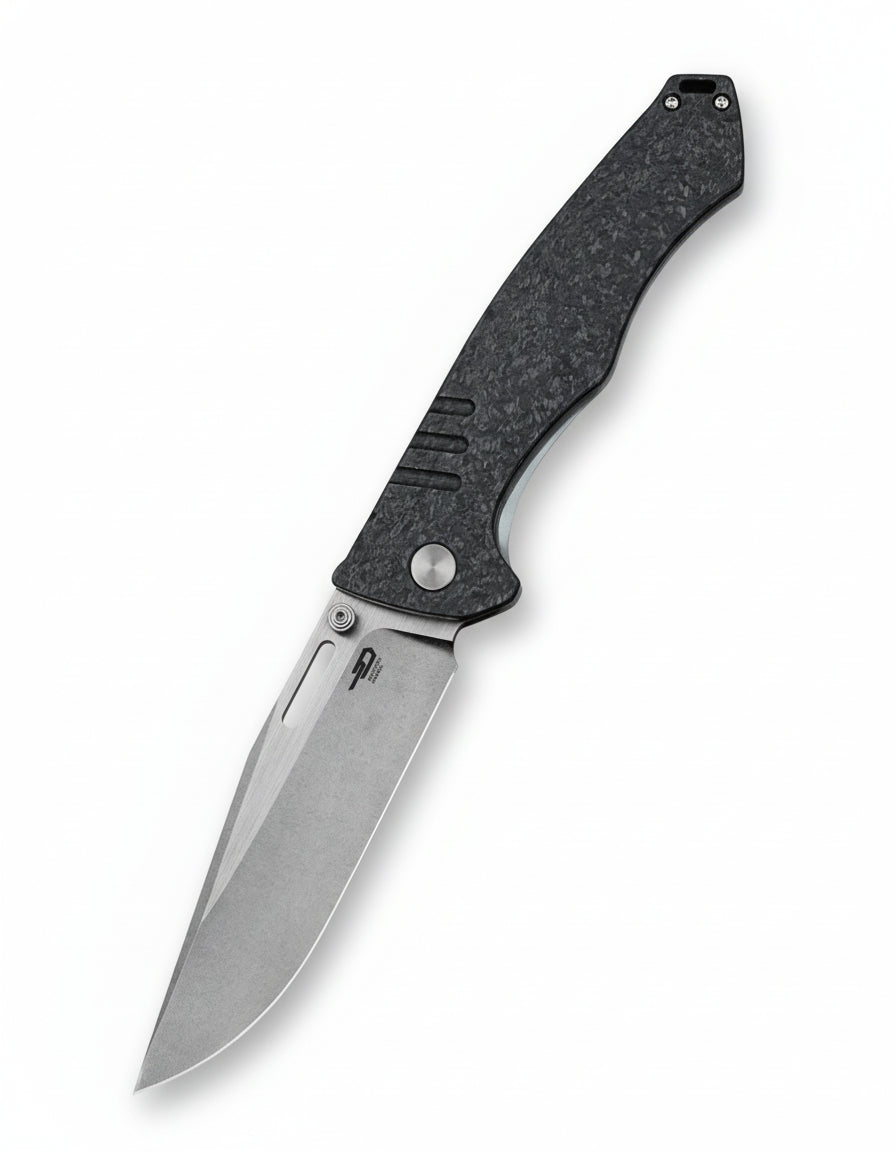 Bestech Keen II BT2301B CPM-S35VN Blade Titanium +Carbon Fiber Handle Frame Lock Folding Knife