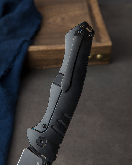 Bestech Keen II BT2301D CPM-S35VN Blade Black blue G10+Titanium Handle Frame Lock Folding Knife