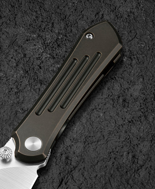 Bestech Icarus BT2302A M390 Blade Titanium Handle Frame Lock Folding Knife