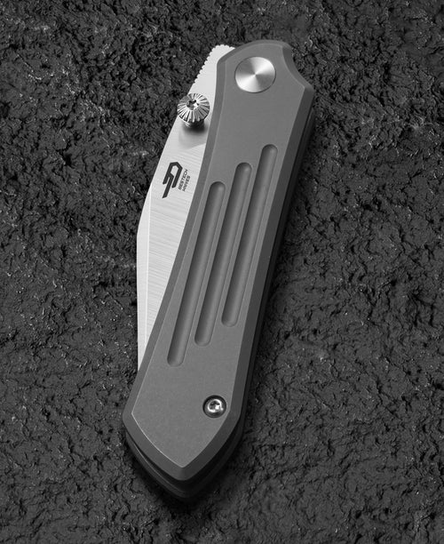 Bestech Icarus BT2302C M390 Blade Titanium Handle Frame Lock Folding Knife