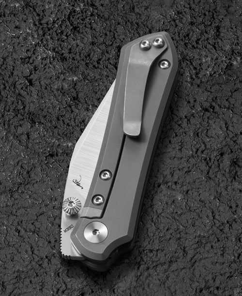 Bestech Icarus BT2302C M390 Blade Titanium Handle Frame Lock Folding Knife