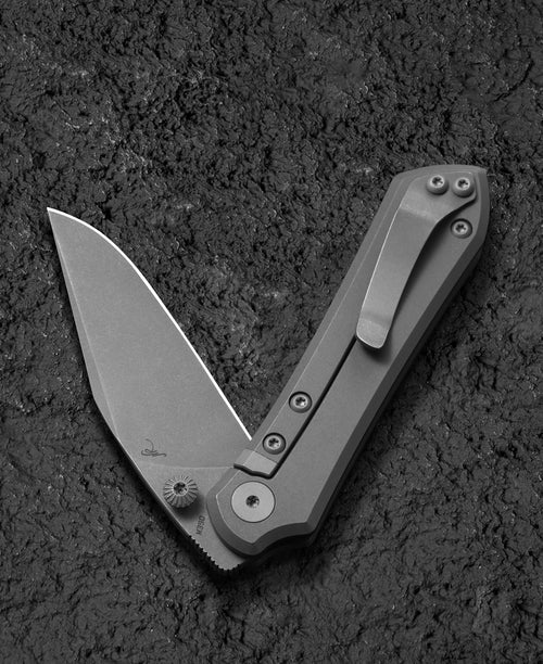 Bestech Icarus BT2302D M390 Blade Titanium Handle Frame Lock Folding Knife