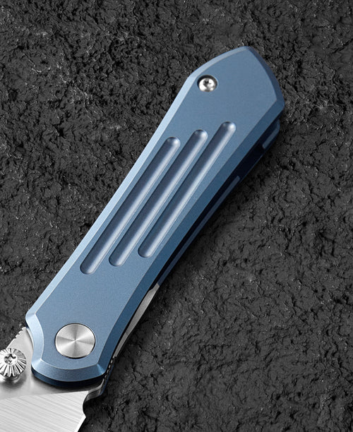 Bestech Icarus BT2302E M390 Blade Titanium Handle Frame Lock Folding Knife
