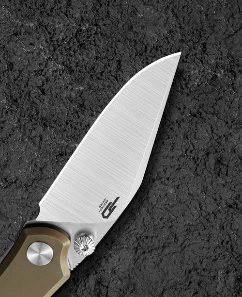 Bestech Icarus BT2302F M390 Blade Titanium Handle Frame Lock Folding Knife
