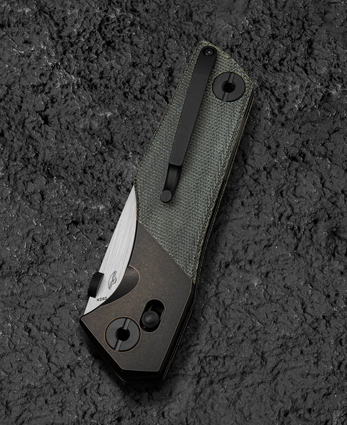 Bestech Cetus BT2304A M390 Blade Titanium+Micarta Handle Crossbar Lock Folding Knife