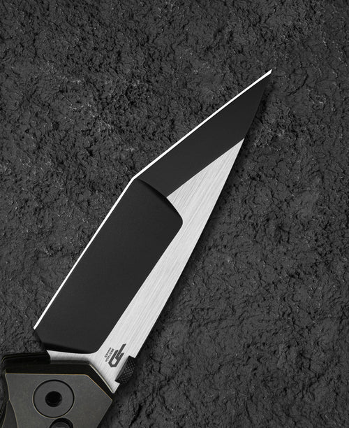 Bestech Cetus BT2304D M390 Blade Titanium+Copper Carbon Fiber Handle Crossbar Lock Folding Knife