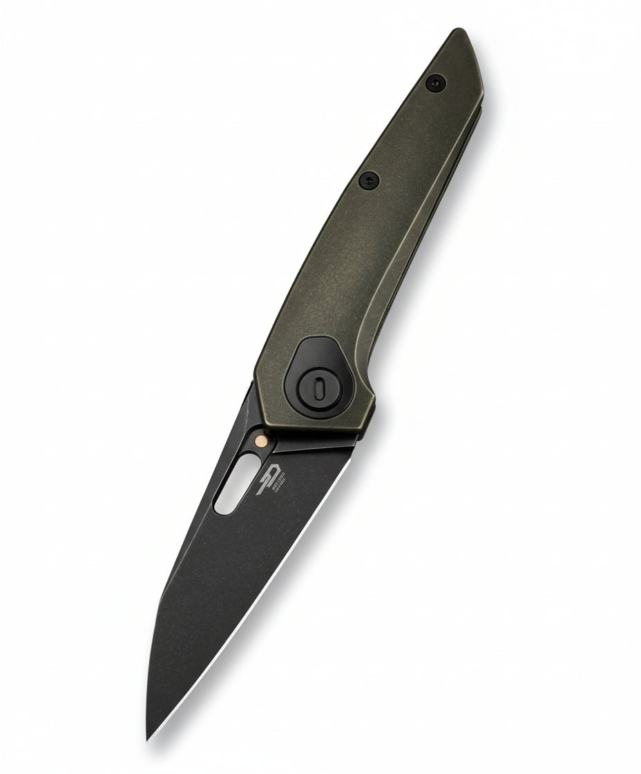 Bestech VK-VOID BT2305D Satin Elmax Blade Titanium Handle Frame Lock Folding Knife