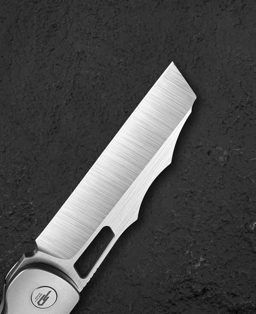 Bestech SYN BT2306A Elmax Blade Titanium+Carbon Fiber Handle Frame Lock Folding Knife