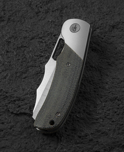 Bestech SYN BT2306B Elmax Blade Titanium+Micarta Handle Frame Lock Folding Knife