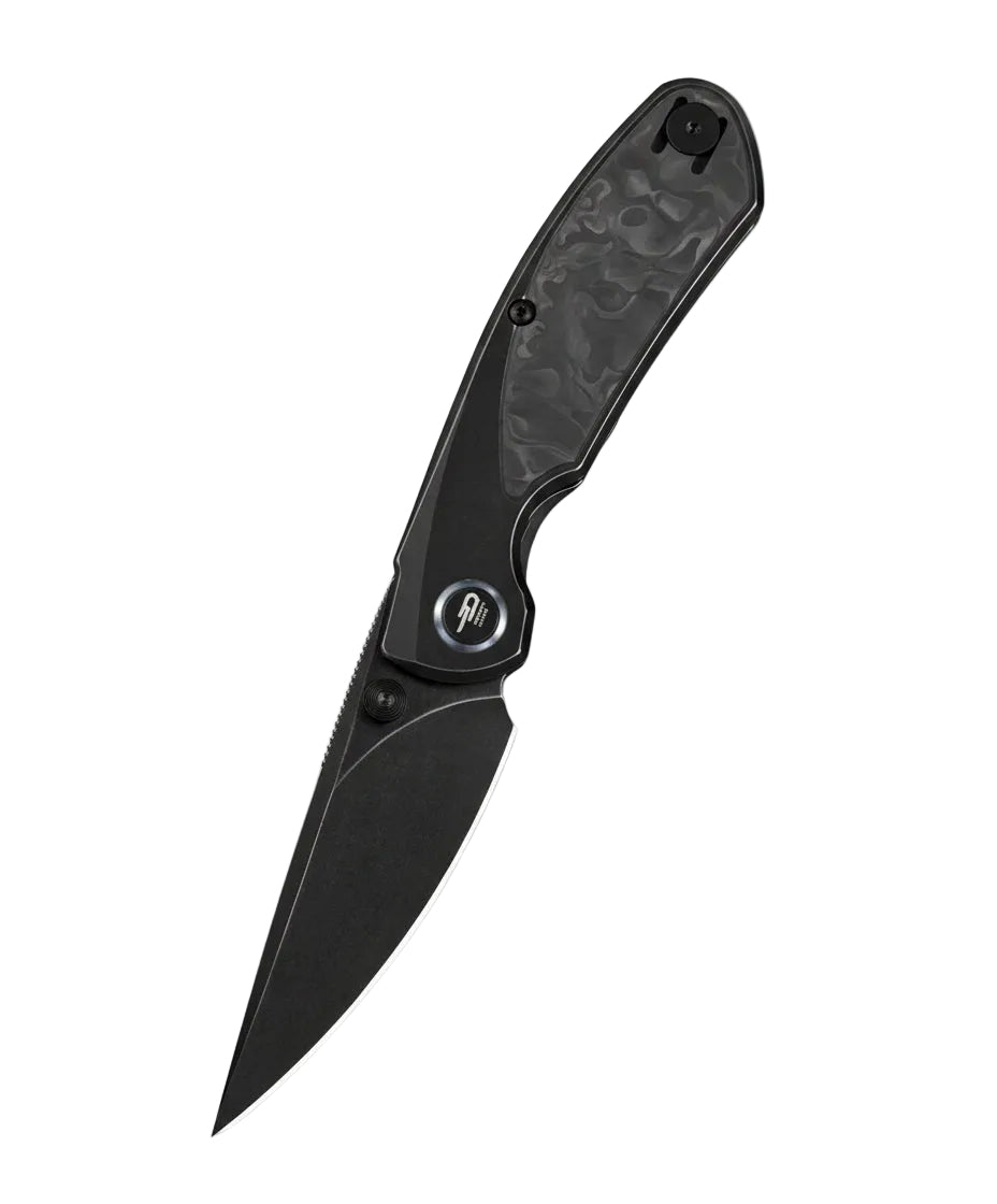 Bestech Lito BT2307D M390 Blade Titanium+Carbon Fiber Inlay Handle Frame Lock Folding Knife