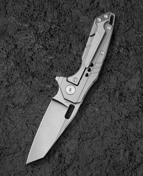 Bestech Nyxie 3 BT2308C CPM-S35VN Blade Marble Carbon Fiber Titanium Handle Frame Lock Folding Knife