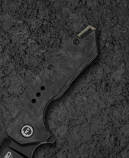 Bestech Nyxie 3 BT2308D CPM-S35VN Blade Marble Carbon Fiber Titanium Handle Frame Lock Folding Knife