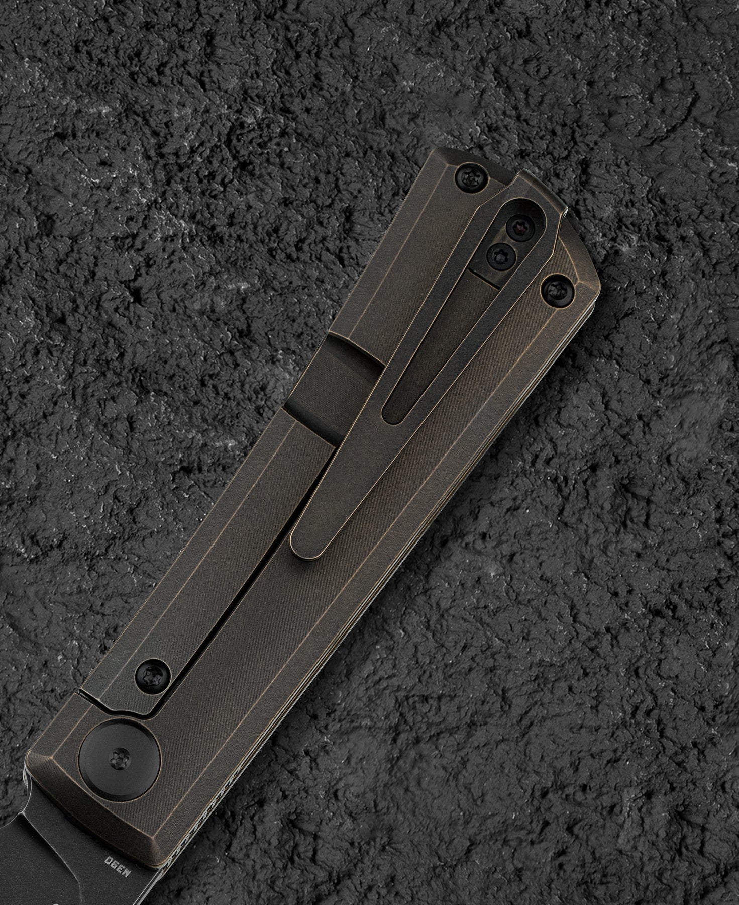 Bestech Bruv BT2401B M390 Blade Titanium Handle Frame Lock Folding Knife