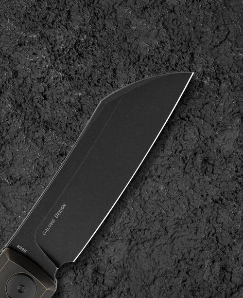 Bestech Bruv BT2401B M390 Blade Titanium Handle Frame Lock Folding Knife