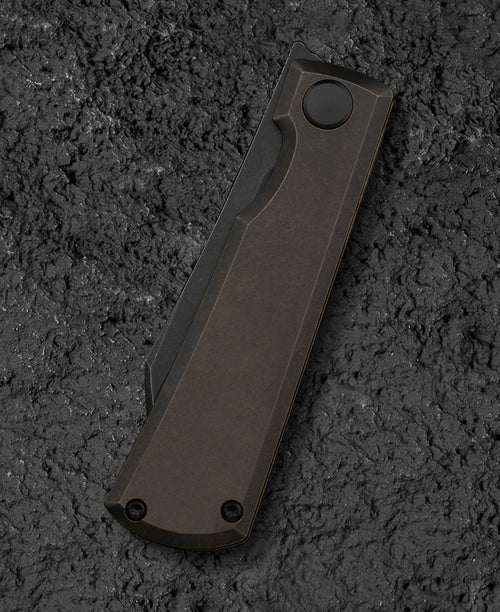 Bestech Bruv BT2401B M390 Blade Titanium Handle Frame Lock Folding Knife