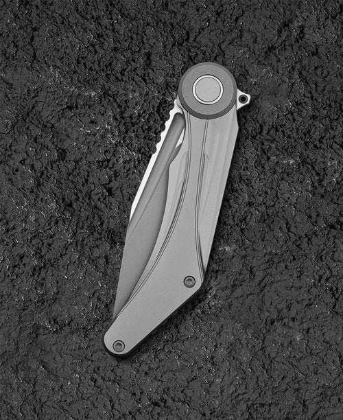 Bestech Seraph T2403A M390 Blade Titanium Handle Frame Lock Folding Knife