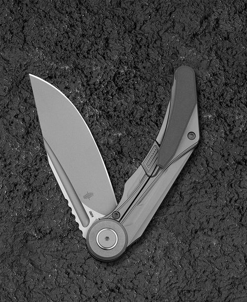 Bestech Seraph T2403A M390 Blade Titanium Handle Frame Lock Folding Knife