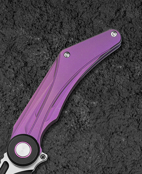 Bestech Seraph BT2403C M390 Blade Titanium Handle Frame Lock Folding Knife