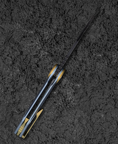 Bestech Seraph BT2403D M390 Blade Titanium Handle Frame Lock Folding Knife