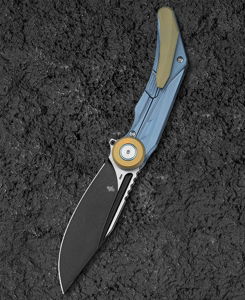 Bestech Seraph BT2403D M390 Blade Titanium Handle Frame Lock Folding Knife
