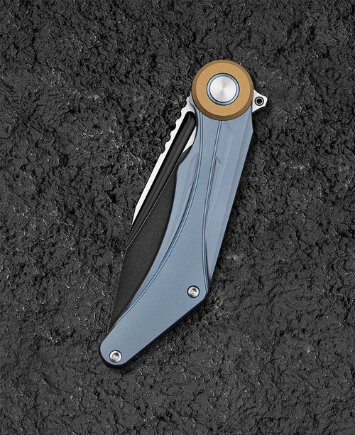 Bestech Seraph BT2403D M390 Blade Titanium Handle Frame Lock Folding Knife