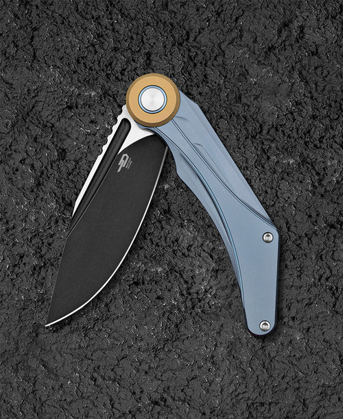 Bestech Seraph BT2403D M390 Blade Titanium Handle Frame Lock Folding Knife