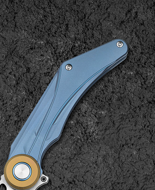 Bestech Seraph BT2403D M390 Blade Titanium Handle Frame Lock Folding Knife