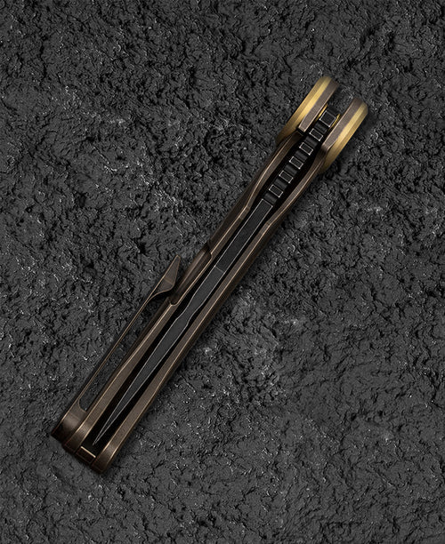 Bestech Seraph BT2403E M390 Blade Titanium Handle Frame Lock Folding Knife