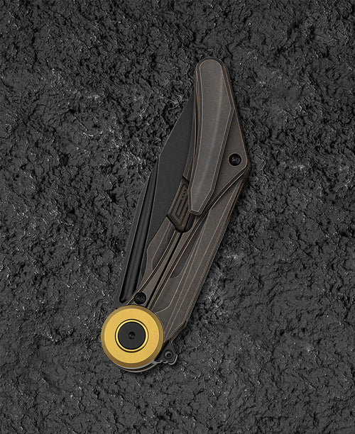 Bestech Seraph BT2403E M390 Blade Titanium Handle Frame Lock Folding Knife