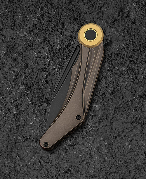 Bestech Seraph BT2403E M390 Blade Titanium Handle Frame Lock Folding Knife