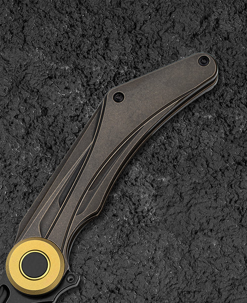 Bestech Seraph BT2403E M390 Blade Titanium Handle Frame Lock Folding Knife