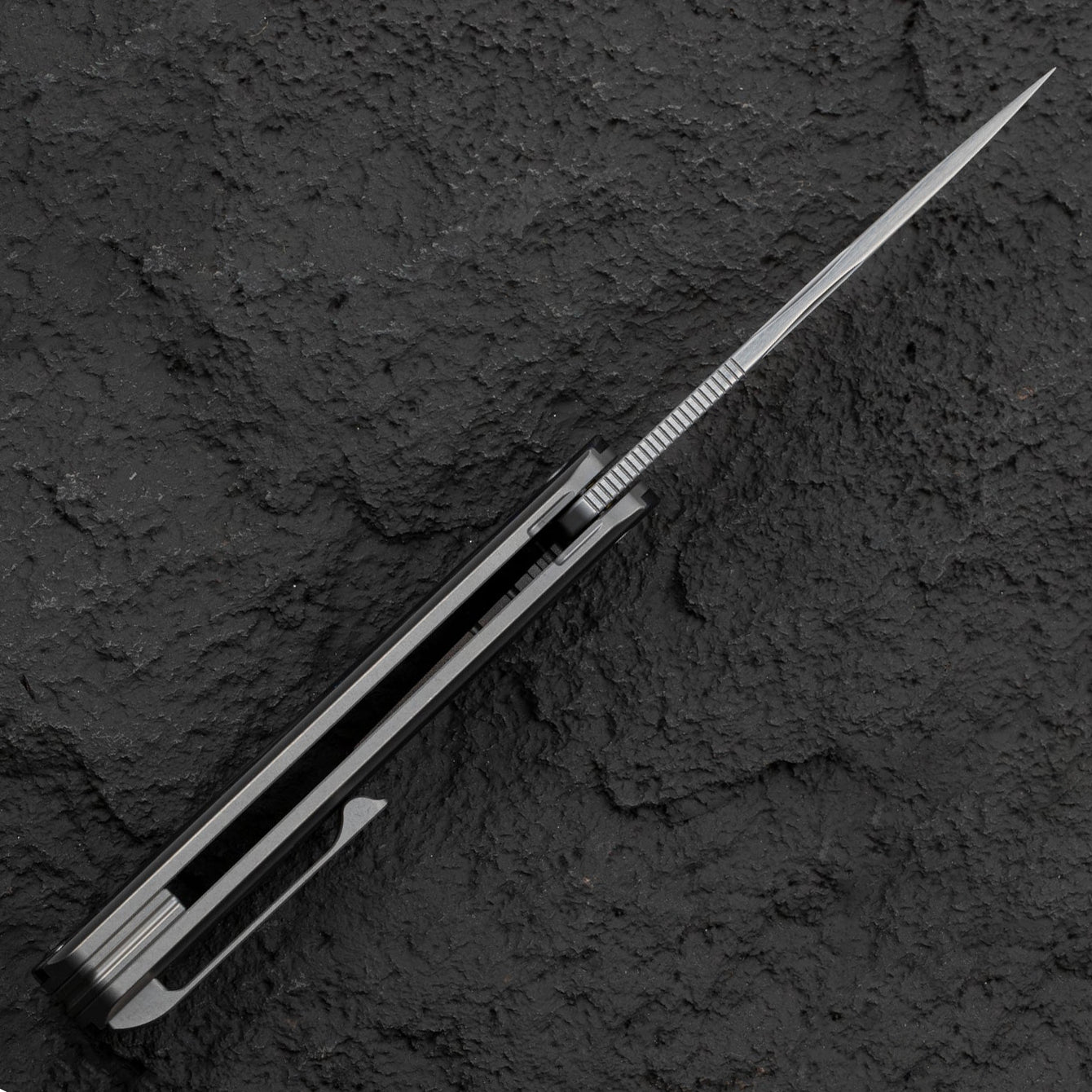 Bestech Knives Spear Phisher BT2405A M390 Blade Titanium+Marble Carbon Fiber Handle Edc Folding Knife