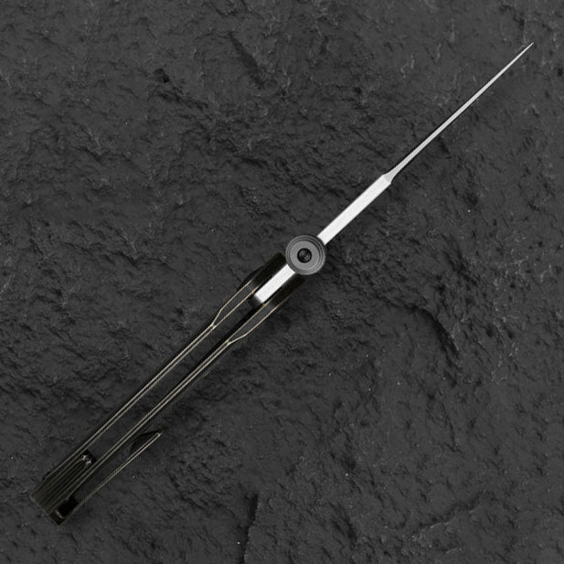 Bestech Razon BT2406D Magnacut Black Bronze Titanium Handle Folding Knife