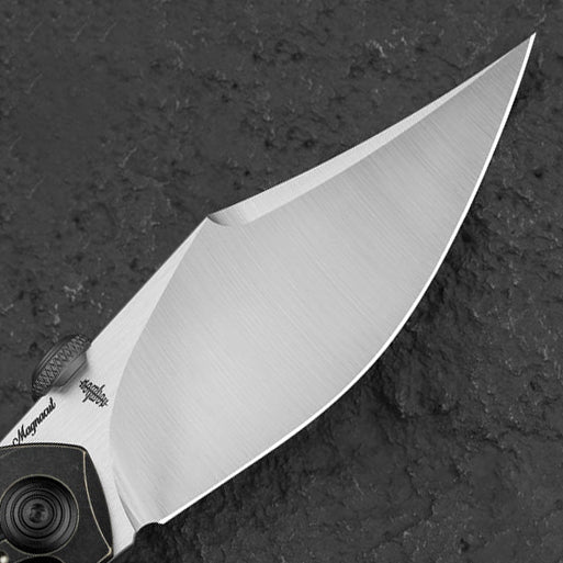 Bestech Razon BT2406D Magnacut Black Bronze Titanium Handle Folding Knife