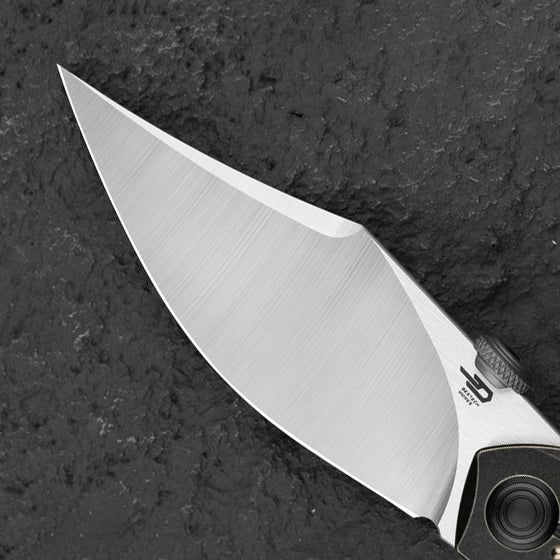 Bestech Razon BT2406D Magnacut Black Bronze Titanium Handle Folding Knife